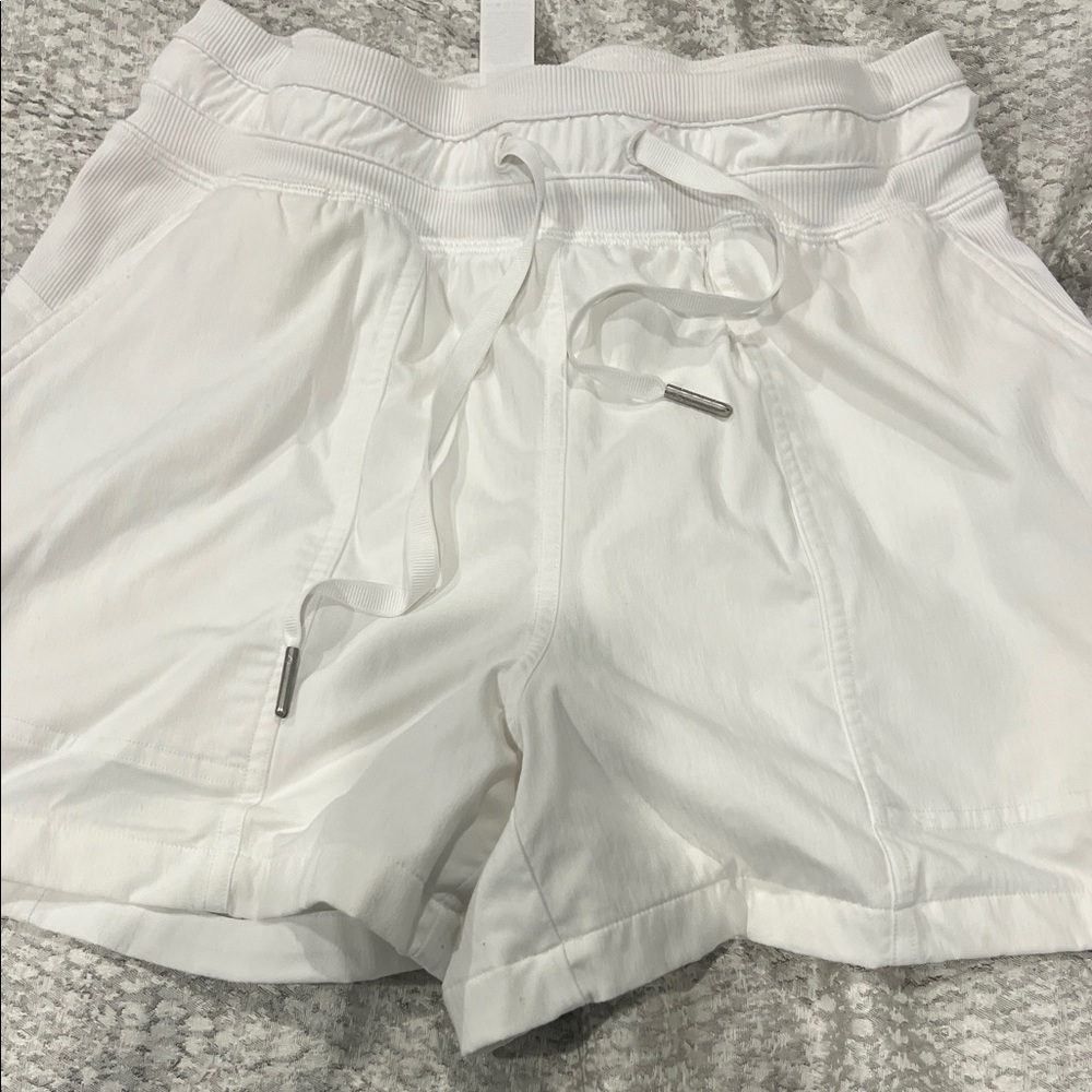 Lululemon Athletica White Athletic Shorts